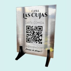 Carta Menu Metalizada